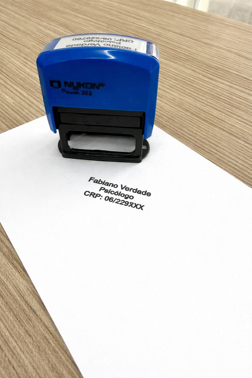 Carimbo personalizado
